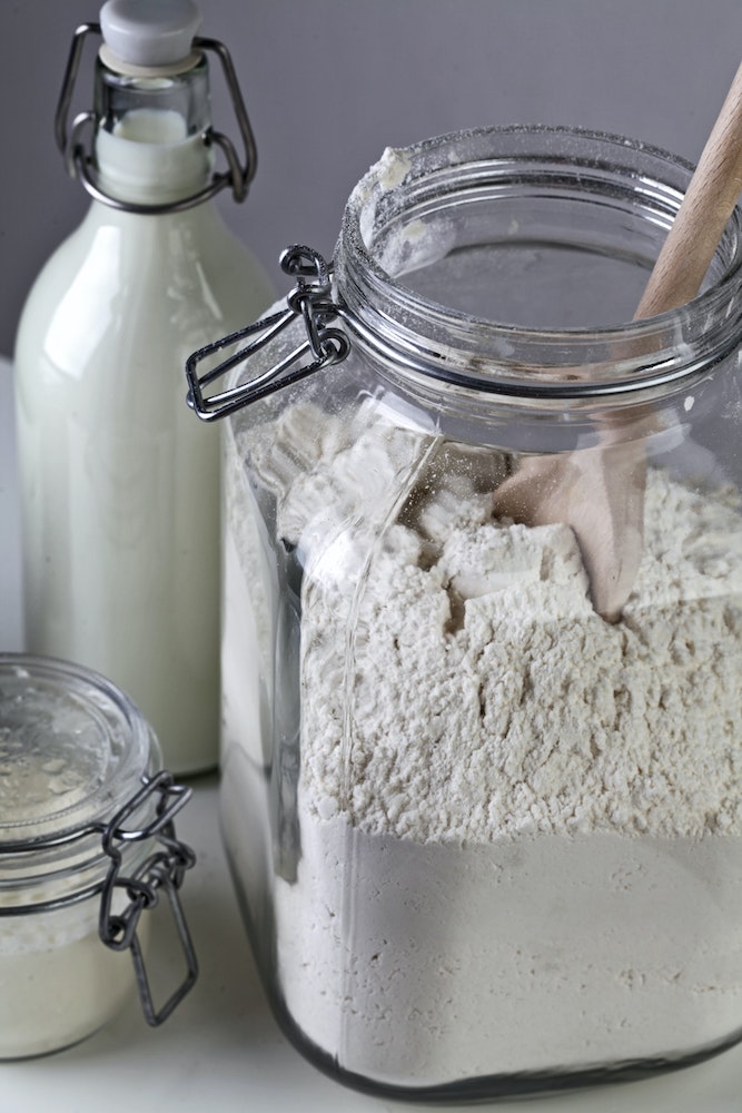 Jars of flour